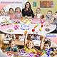 zycBernoi 3000+ Bastelset Kinder, DIY Craft Kits Art Supplies Basteln Mädchen Jungen, Pfeifenreiniger Bunt Bastelkoffer Kinder, DIY Set Zum Basteln und Deko