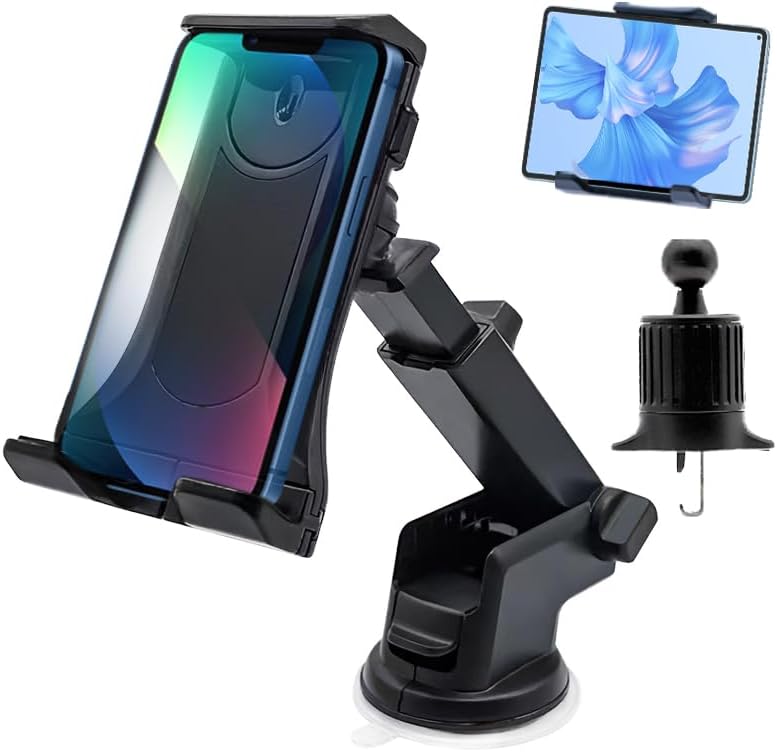 Tunanfly Car Phone&Tablet Holder Mount [3 in 1 Universal