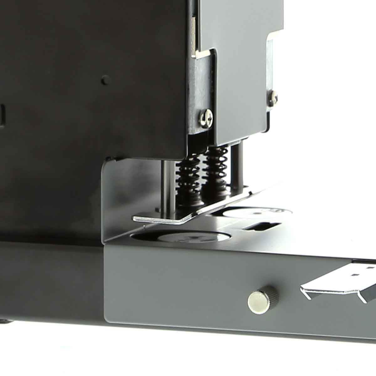 Rapesco PF2160A1 2-Fach Registraturlocher 2160, 300 Blatt Kapazität | Schwarz / Grau