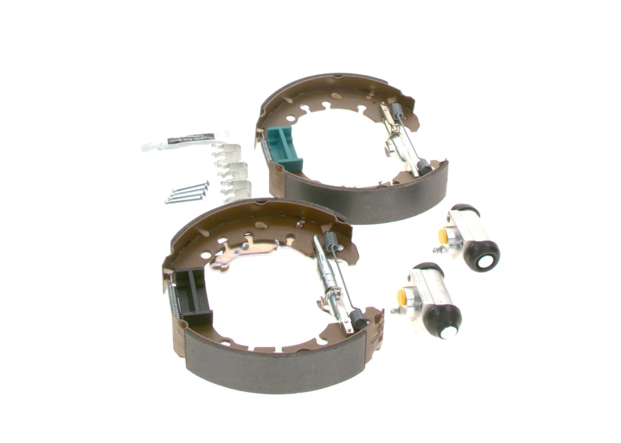 Bosch KS657 Kit Super Pro - Kit freno a tamburo posteriore - 1 set preassemblato, 2 cilindri freno a ruota, 4 ganasce freno