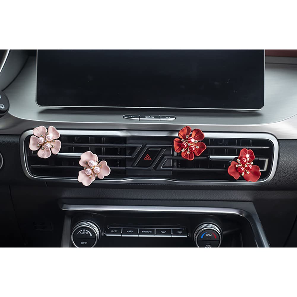 Clip per aromaterapia Jasmine pregevole fattura bellissimo diffusore decorativo sano Clip per presa d'aria in pietra deodorante per auto fornure per auto