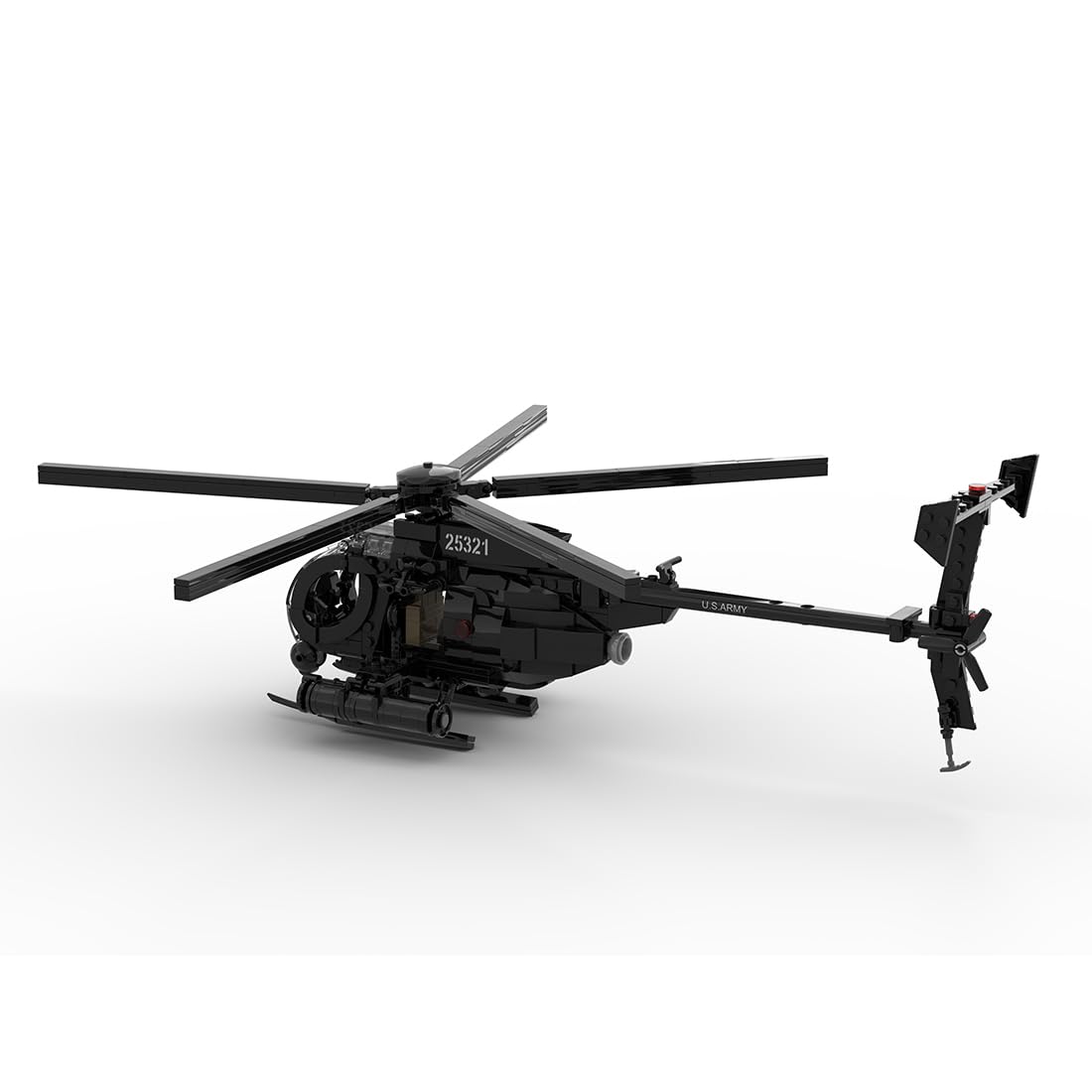 Amazon.com: CubiMythx MH-6 Little Bird Helicopter Building Blocks