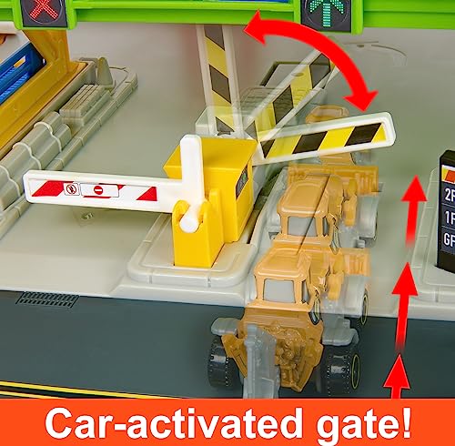 Matchbox Action Drivers Construction Playset With Lights And Sounds, 20”-Tall Mega Crane With Accessories, 1 Matchbox Construction Vehicle #TOP1