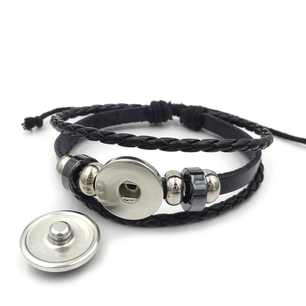 Armband für Männer und Frauen, Unisex-Armband, Retro-Schmuck, Geschenkanhänger, mehrschichtiges geflochtenes Seilarmband, Farbe: 6# (Color : 1#)