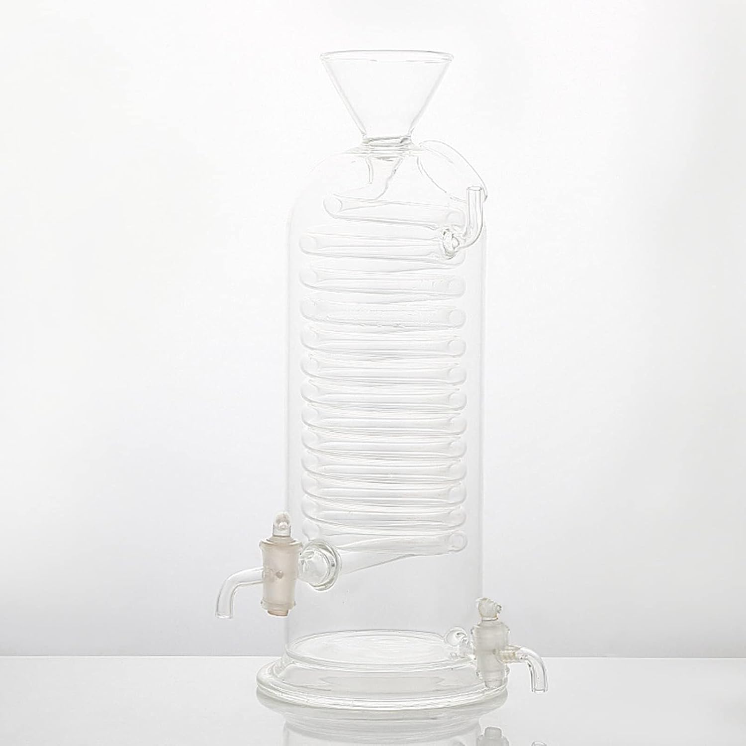 Tower Ice Coffee Maker Capacity Tea Tower,Cold Brew Drip Tower, Cold Brew Drip Tower,Iced Coffee Maker, Glass Cold Brew Maker, Cold Brew Maker with with Spiral Cooling Tube and Adjustable sp