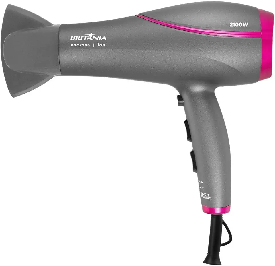 Secador de Cabelos Britânia Bivolt 2100W BSC2200 Bivolt