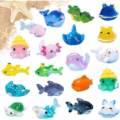 KIPTVO 20PCS Mini Resin Animals Set Cover
