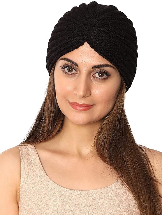 gajraj Acrylic Woolen Skull Cap for Women, fits Like a Turban-picture-20