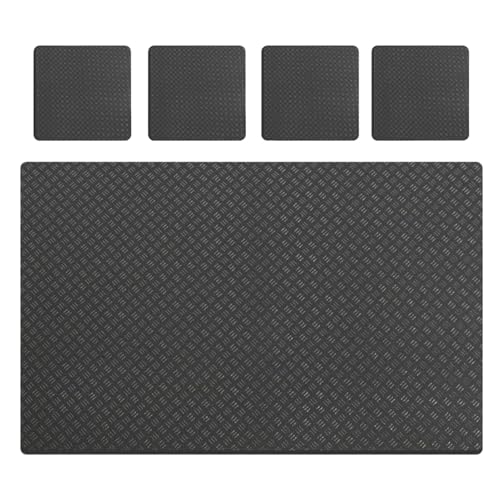 Alfombrilla para cinta de correr y remo plegable con soporte de 10x10 cm 2