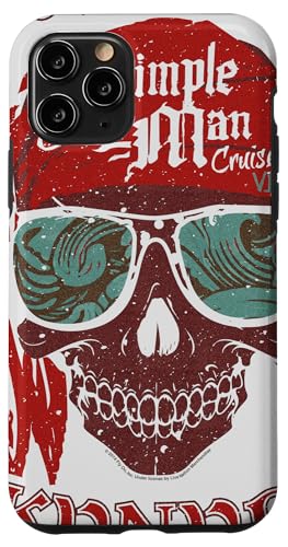 Lynyrd Skynyrd Skull �N���X�{�[�� �V���v���}�� �C�� ���g�� ���b�N �X�}�z�P�[�X iPhone 11 Pro �p
