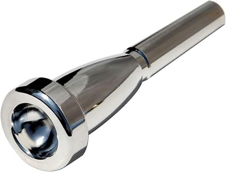 Trumpet Mouthpiece, Silver Plated 5C Trumpet Mouthpiece Brass Mouth Piece Musical Instruments for Beginners and Professional Players5C