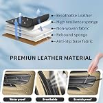 Car Seat Covers for Toyota Tacoma 2016-2022 2023 Beige & Black - Image 6