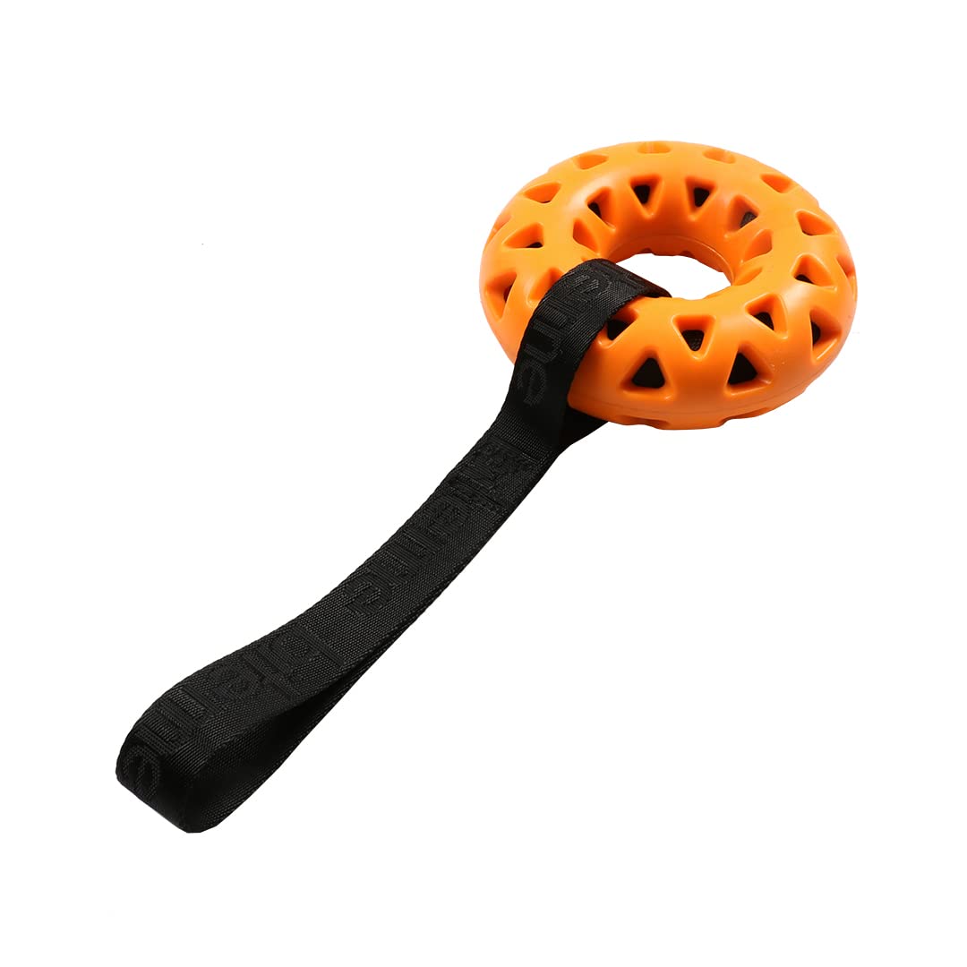 EBI Bite Me 'Crack Me Up Loop' - Durable TPR Rubber Fetch and Tug Toy