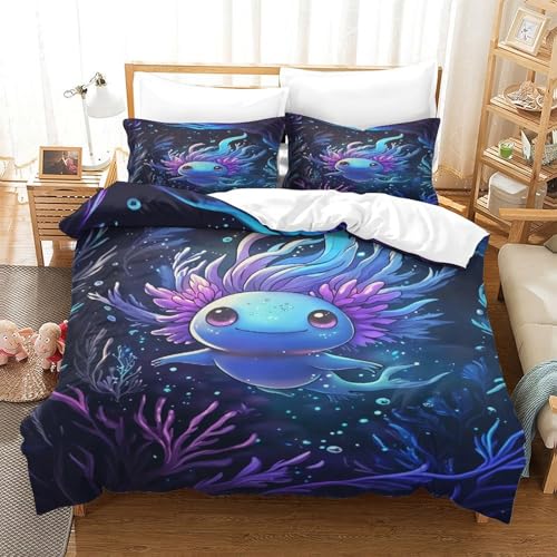 Parure de lit microfibre anti acarien housse de couette fermeture éclair - 3