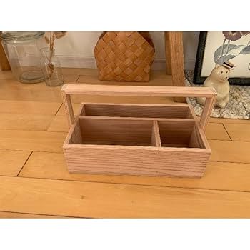 Amazon.co.jp: オーダー可能木製おかもちツールボックス/無垢材