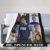 Spencer Music Reid Blanket Pattern Ultra-Soft Throw Flannel Blankets for Couch Sofa Bed Home Outdoors Decorative Blankets 50'X40'