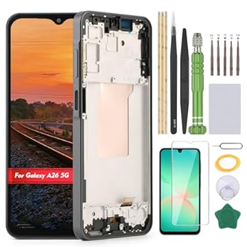 YHXMARSCAN Tela para Samsung Galaxy A26 5G SM-A266U SM-A266E SM-A266B Display LCD Substituição para Samsung Galaxy A26 Incell Touch Screen Digitalizador Assembléia
