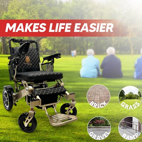 Electric Wheelchair Foldable Lightweight