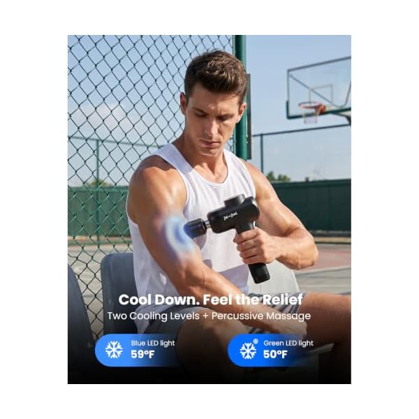 BOB AND BRAD X6 Pro Max Massage Gun with Heat and Cold, FSA Eligible HSA - Image 3