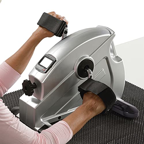 maxVitalis Arm und Beintrainer für den Muskelaufbau in Silber, tragbarer Bewegungstrainer für zu Hause, Heimtrainer… – Bild 5