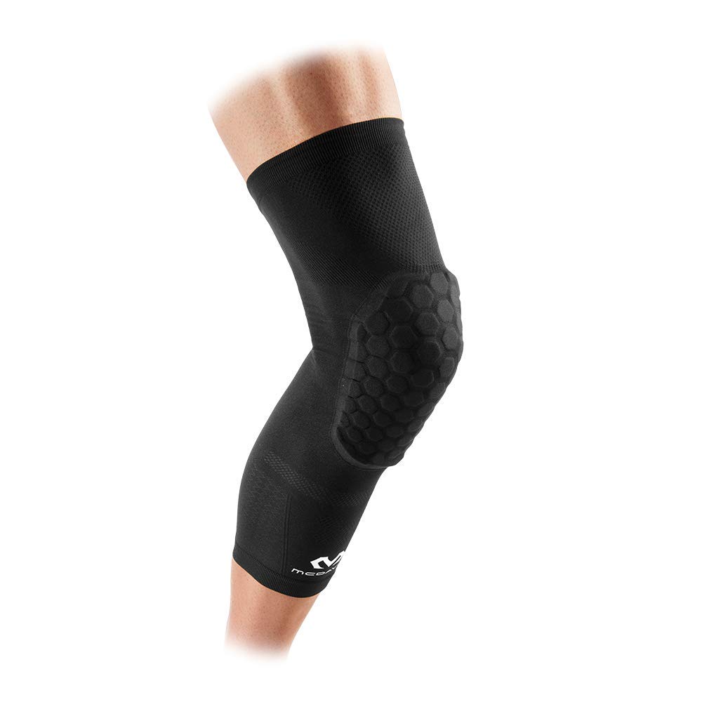Mcdavid 6448 Elite HEX Leg Sleeves/Pair, Black (black), L