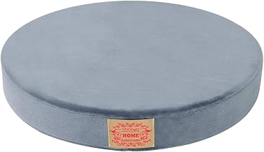 baibu Seat Cushion Memory Foam Round Chair Pad Lumbar Support Pillow Yoga Cushion for Comfortable Sitting-16 inch, Grey