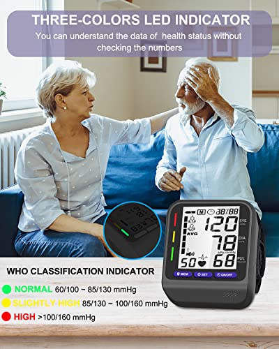 Wrist Bp Monitor + Pulse Oximeter With Large Led Display #TOP4