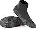 Joomra Barefoot Socks Shoes for Women Men Size 9 with Grippers Minimalist Sockshoes Water Footwear All Black