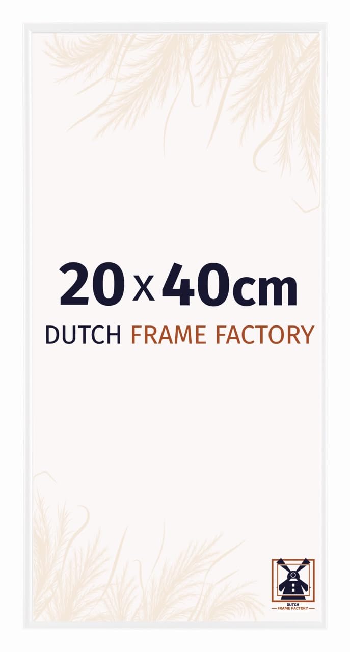 Dutch Frame Factory - Picture frame 20x40 cm White High Gloss - Plastic