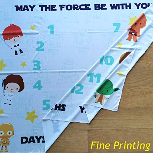 Baby Monthly Milestone Blanket For Baby Photo Taken | May The Force Be With You Baby Blanket For Kids #TOP2