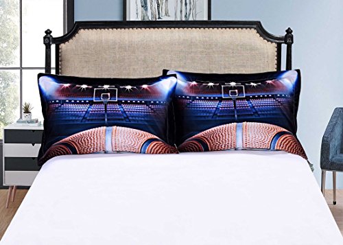 Sxinhome 3D Basketball Bedding Set For Teen Boys, Duvet Cover Set,3Pcs 1 Duvet Cover 2 Pillowcases(No Duvet&Comforter Inside), Twin Size #TOP5