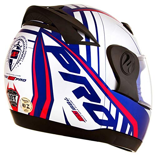Pro Tork Capacete Evolution G6 Pro Color 58 Branco/Azul