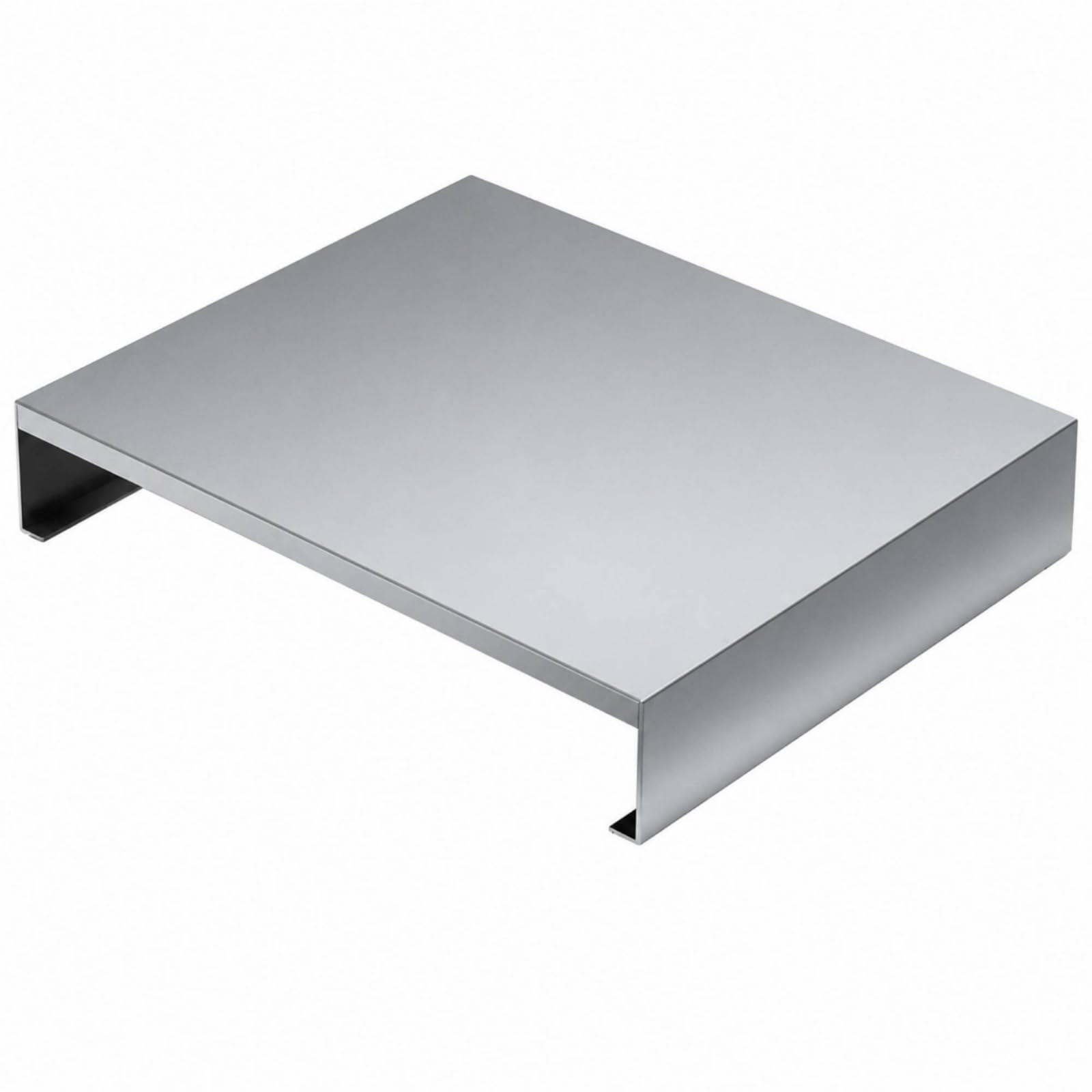 Gasherd-Abdeckung aus 304 Edelstahl freistehend Gasherdabdeckung ohne Montage Kochplatten Abdeckung für Küche, 7cm Höhe, 3mm Dicke