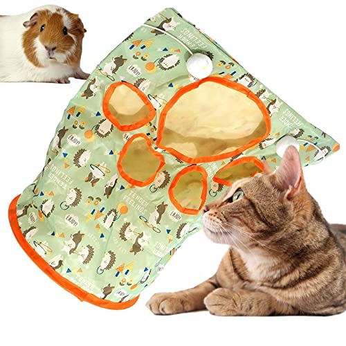 Maseaxi Chat Tube - Tunnel de cachette de Chat Pliable | Tente pour Chat avec Boules et Chat froissé Tente de Jeu pour Chat Labyrinthe de Jouet interactif pour Lapin Cover