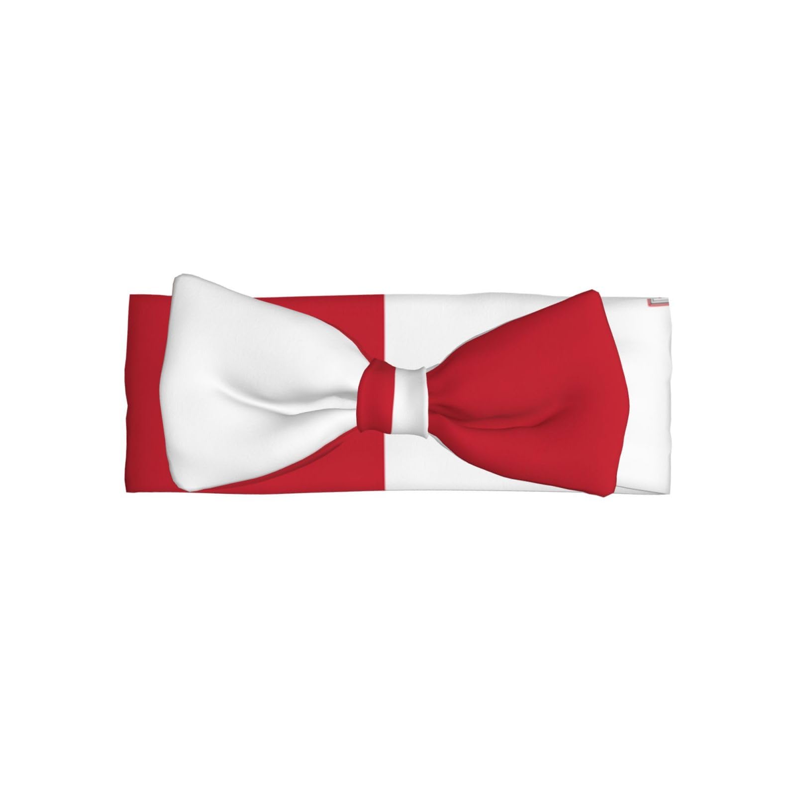 Delicate Flag of Malta Print Baby Bow Headband â€“ Headband for Newborns & Infants with Full Moon Gift Appeal