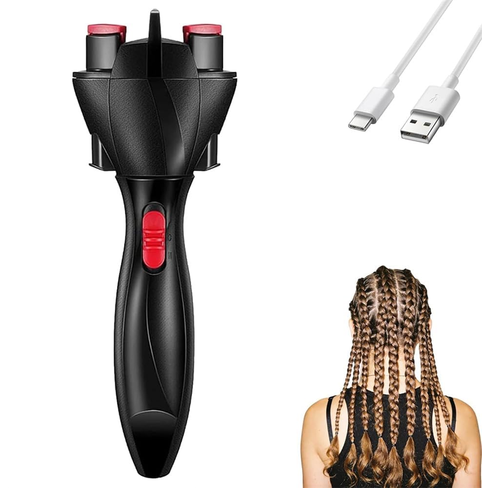 2026 Nuova macchina intelligente per intrecciare i capelli - macchina automatica per intrecciare i capelli, strumento di torsione e treccia per creare acconciature impeccabili con (USB)