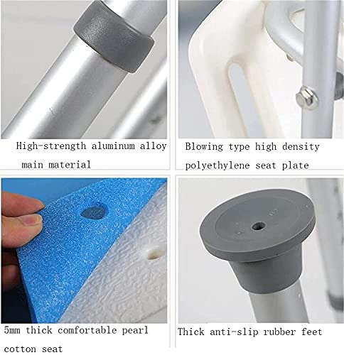 Chaise de bain réglable pour sécuriser la douche des seniors