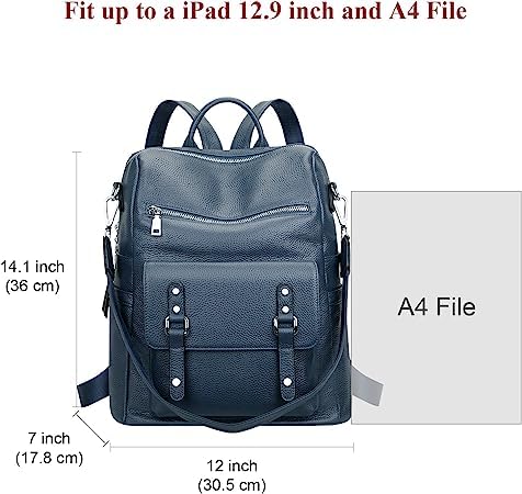 Image of Women High Qulity Multipurpose Backpack Handbag Purse, Travel Backpack Shoulder Bag for Ladies,Girls,Unisex