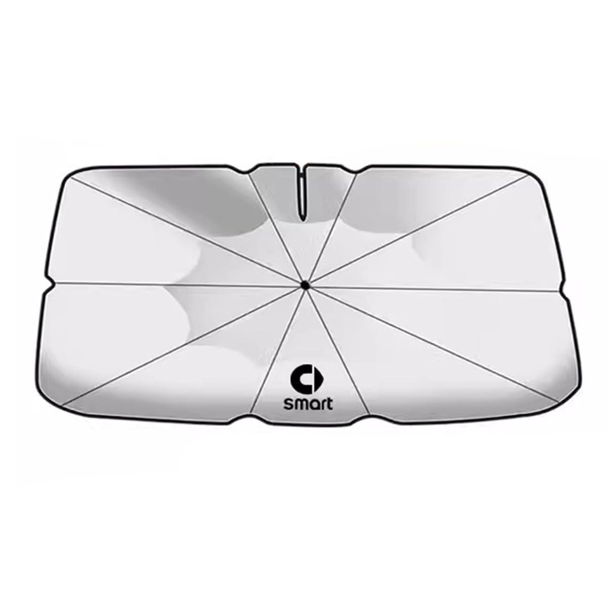 Car Front Windshield Parasol, For Mercedes-Benz Smart Fortwo II Coupe (C451) 2007-2015, Easy to Fold and Store Block UV Ray Sun Visor Protector Accessories