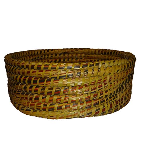 Warming Bread Basket Lotus Warmer Tile Stone Hand Woven For Rolls Appetizers by The Crabby Nook (Autumn Spice) - Thumbnail 3