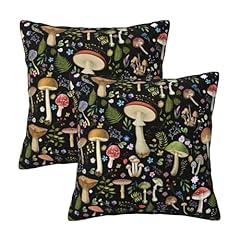 Mushroom Flower Black