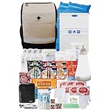 防災グッズ 【 防災士が監修した 】リュック (避難リュック たったこれだけ！) 非常用持ち出し袋/バッグ セット [ 防災のミカタ ] 避難グッズ メタプレミアム 2人用 ベージュ 68点