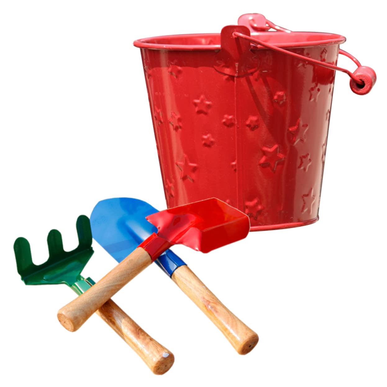 POPETPOP 2 Ensembles Ensemble de Jouets de Sable pour Enfants Trousse Enfant d'outil de Jardin Mini râteau de Jardin Pelle de Jardin Pratique Couleur Aléatoire