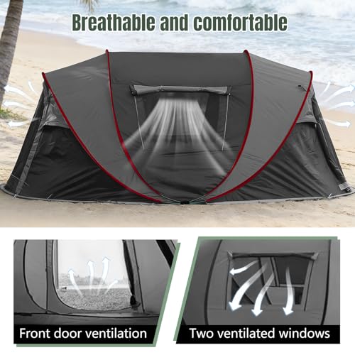 Carpa Instantánea Pop Up para Camping, 6 Personas miniatura 3