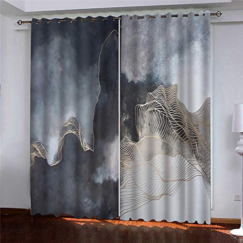 Rideau occultant à oeillets 234x230 decoration rideaux isolant pour fenêtre de maison