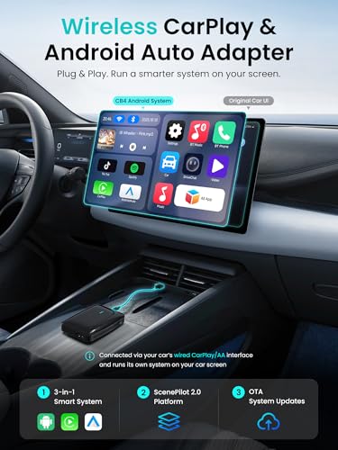 Magic AI Box Wireless CarPlay & Android Auto Adapter, Car Video Box - image 2