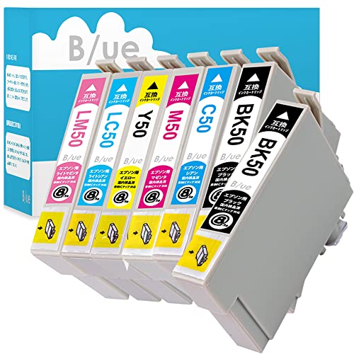 Amazon.co.jp: IC6CL50 【 6色+BKセット 合計7本】(エプソン用) B/ue製