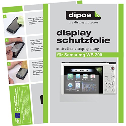 I 6X Pellicola Protettiva antiriflesso Compatibile con Samsung WB 200 di Protezione
