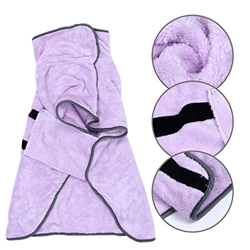 ULTECHNOVO Toalha de Banho para Animais de Estimação Toalha de Banho de Lã de Coral para Animais de