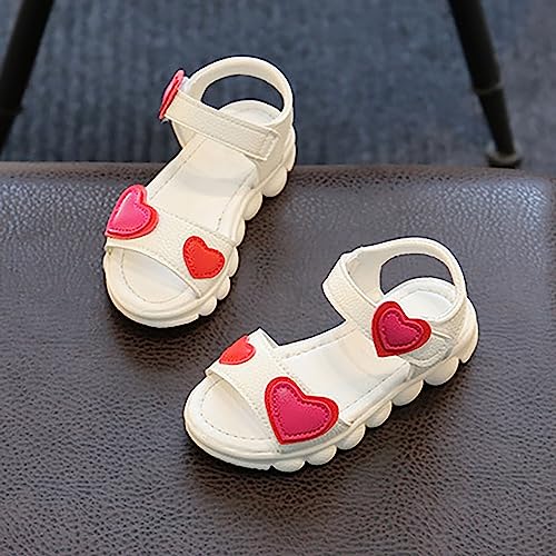 Girls Love Print Open Toe Girls Princess Sandals Easy To Put On And Take Off Soft Bottom Non Slip Girls Water Sandals3